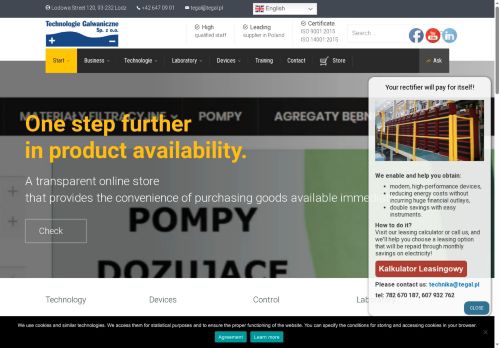 „TECHNOLOGIE GALWANICZNE” SPÓŁKA Z OGRANICZONĄ ODPOWIEDZIALNOŚCIĄ